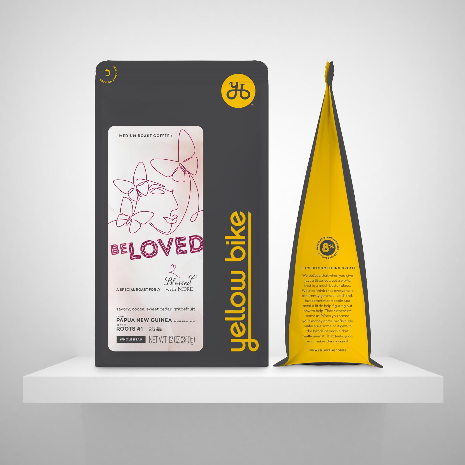 BRAZIL: MEDIUM ROAST COFFEE (Whole Beans)